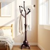 Bekrvio Freestanding Rubberwood Coat Rack,Tree-Branch Design with 8 Hooks,Heavy-Duty Standing Clothes Hanger for Entryway Hallway Bedroom - Load 160lb - 4 of 4