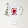 The Juniper Shop Little Miss Valentine Skateboard Baby Long Sleeve Bodysuit - 2 of 3