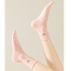 Anna-Kaci 3 Pairs Women's Crew Socks with Polka Dot Pattern and Panda Embroidery - 4 of 4
