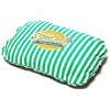 Touchdog Neutral-Striped Rectangular Rounded Designer Dog Bed - 2 of 2