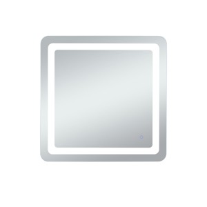 Elegant Lighting Genesis 30in x 30in soft edge LED mirror - 1 of 4