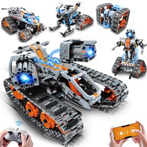 Insoon 5-in-1 STEM Building Toys 604pcs Robot Racer Blocks Gift for Kids Ages 8+ - 1 of 4