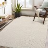 Vintage Wave Area Rug 3x5, Non-Shedding, Non-Slip Soft Carpet for Bedroom, Entryway, Living Room, Dining Room, Kitchen, Nursery, Home Office, Beige - 2 of 4