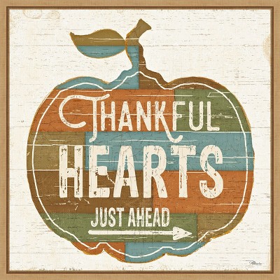 Amanti Art Harvest Signs I by Pela Studio Canvas Wall Art Print Framed 22 x 22-in.