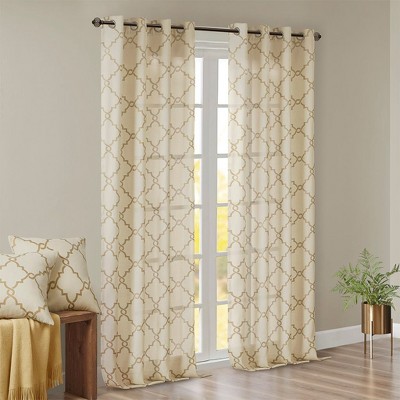 Kumasinova 63"/84"/95"/108" Bedroom Curtains with Grommet Top,Single Window Curtains Panel for Living Room,Kitchen Curtains for Window Treatments