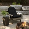 ARDEN Outdoor Plush Modern Tufted Rocking Chair Cushion, Set of 2, 20 x 18, Water Repellent, Fade Resistant - 2 of 4