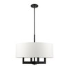 Livex Lighting Cresthaven 4 - Light Chandelier in  Black - 3 of 4