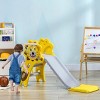 SEVOBAL Baby Activity Gyms 2-in-1 Toddler Slide with Basketball Hoop Safe Indoor Play for 18-36 Months, Yellow, 51.5"*19.8"*29.3" - 2 of 4
