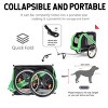 SEVOBAL Pet Strollers Large Folding Bike Trailer for Dogs All-Terrain Pet Carrier for Cycling Jogging Camping, Black, 49.21"*26.77"*36.22" - 2 of 4