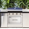 VEVOR 14x8.5Inch Outdoor Kitchen Drawers Stainless Steel, Flush Mount Double Drawers,14W x 8.5H x 23D Inch,with Stainless Steel Handle,Silver - 2 of 4