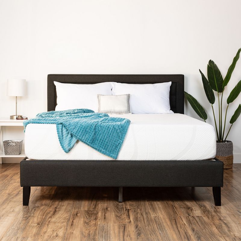 Best Choice Products 12in 3-Layer Medium-Plush Bamboo Charcoal Gel & Green Tea Infused Memory Foam Mattress, 2 of 8