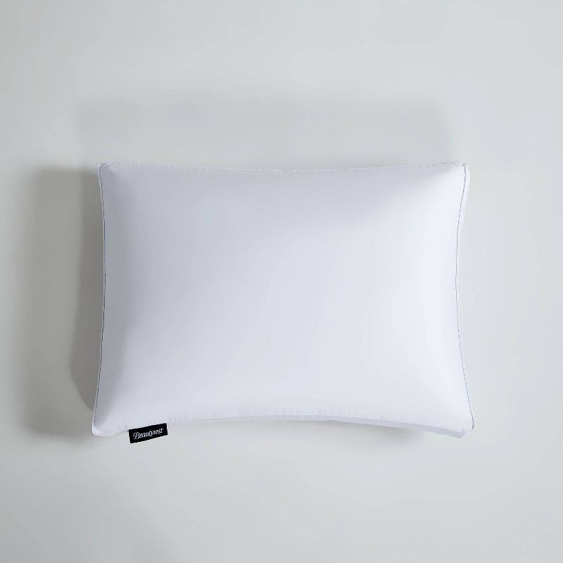 Sateen Cotton Firm European Goose Down Bed Pillow - Beautyrest, 3 of 6