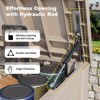 Dolonm  Deck Box, Outdoor Storage Box,Waterproof Resin Bin with Lockable Lid,for Backyard Patio Decks - 3 of 4