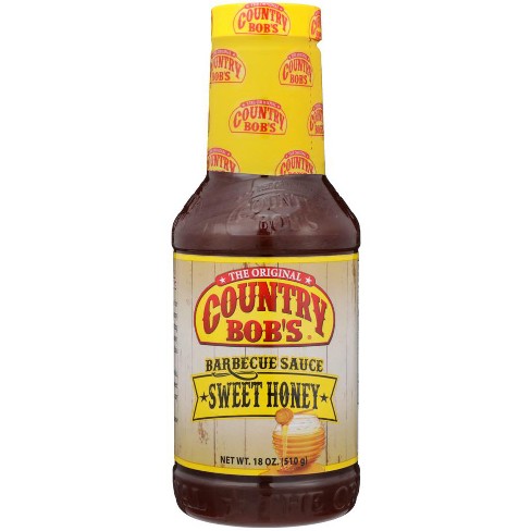 Country Bobs Sauce Barbecue Sweet Honey - Case of 6 - 18 fo - image 1 of 4