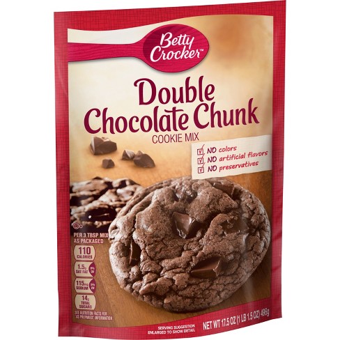 Betty Crocker Double Chocolate Chip Cookie Mix 17 5oz Target