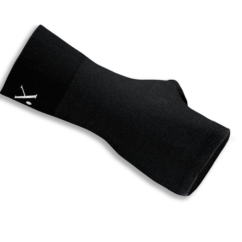 Nufabrx Capsaicin Infused Compression Wrist Sleeve - Black. 1piece 