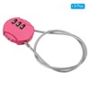Unique Bargains Gym Locker Small 3-Digit Combination Padlocks - 3 of 4