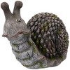 Northlight Slowpoke Snail Outdoor Garden Statue - 15" - 4 of 4