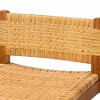 bali & pari Asgart Seagrass and Mahogany Wood Bar Stool Light Honey/Natural Brown - 4 of 4