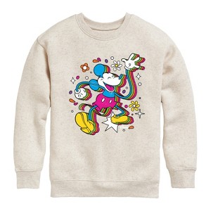 Boys' - Disney - Mickey & Friends Graphic Long Sleeve Fleece Sweatshirt - 1 of 4