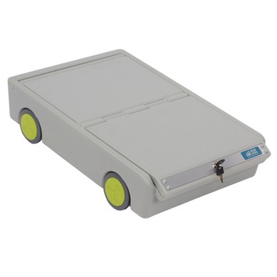 ECR4Kids Lock and Roll Personal Safe, Grey