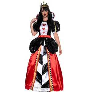 Underwraps Queen Of Hearts Womens' Costume - 1 of 1