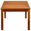 vidaXL Coffee Table Natural Wood Solid Acacia Wood - 17.7" x 17.7" x 14.2" - 3 of 4