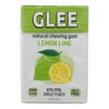 Glee Gum Lemon Lime Natural Chewing Gum - Case of 12/16 pc - 2 of 4
