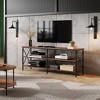 70 Inch TV Stand for Living Room & Bedroom, 63" Media Console with 3-Tier Storage Shelves - 2 of 4