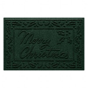 Bungalow Flooring 1'8"x2'6" WaterHog 'Merry Christmas' Door Mat - 1 of 4