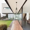 15" Walker Hill LED Outdoor Clear Seedy Glass Pendant Matte Black Finish - EGLO: ETL Listed, Adjustable Head Tilt, 5 Year Warranty - 2 of 4