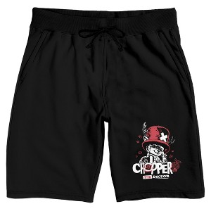 One Piece (Live Action) Tony Tony Chopper the Doctor Men’s Black Lounge Shorts - 1 of 4