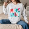 Simply Sage Market Women's Merry and Bright Abstract Long Sleeve Garment Dyed Tee - 2 of 4