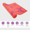 Wai Lana Yoga and Pilates Mat Butterfly (Coral) - 1/4 Inch Extra Thick Non-Slip Stylish, Latex-Free, Lightweight, Optimum Comfort - 2 of 2