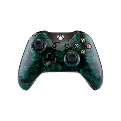 Aghana Digitals Shell Green Hydro Dipped Skull Shell
