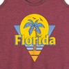 Women's - Instant Message - Retro Florida Logo Graphic Racerback Tank - 2 of 4