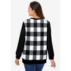 Woman Within Plus Size Printed Sweatshirt - 3 of 4