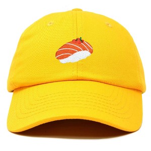 Dalix Salmon Nigiri Embroidered Sushi Cotton Dad Hat Baseball Cap Adjustable Womens - 1 of 4