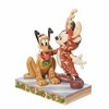 Jim Shore 6.25 In Festive Friends Mickey Reindeer Pluto Santa Figurines - image 2 of 3