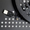 Foldable Multifunctional Household Table 480 with Large Fan & Mouse Board – Portable Black Folding Table for Home and Office - 4 of 4