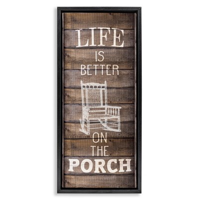 Stupell Industries Porch Life Country Rustic, 15" x 31"