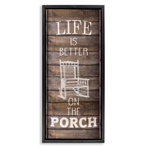 Stupell Industries Porch Life Country Rustic, 15" x 31" - 1 of 4