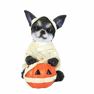 Ganz 4.0 Inch Costume Dog Figurine Vampire Jack-O-Lantern Ghost Animal Figurines - 1 of 3