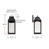 Capital Lighting Burton 1 - Light Wall Light in  Black - 4 of 4