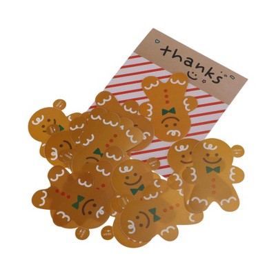 Unique Bargains Christmas Stickers for Ceramic Glass Metal Paper Plastic Peel Red White 1Set