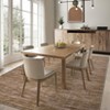 Solid Texture Area Rugs Washable Modern Accent Carpet with Non-Slip Backing - 3 of 4