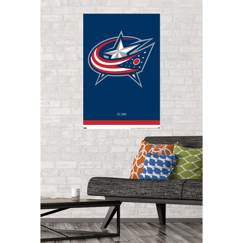 Trends International NHL Columbus Blue Jackets - Logo 21 Unframed Wall Poster Prints, 2 of 7