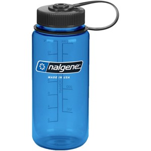 Nalgene Tritan Wide Mouth Water Bottle - 16 oz. - Slate Blue/Black - 1 of 2