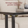 Simple Trending Large C-Shaped Glass End Table, 20.5 Inch - 4 of 4