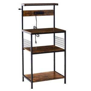 JIONJOY 3-Tier Kitchen Baking Rack – Heavy-Duty Steel Microwave Oven Stand, Organizer, Baking Utensils Storage Shelf, Rust-Resistant Coating - 1 of 4